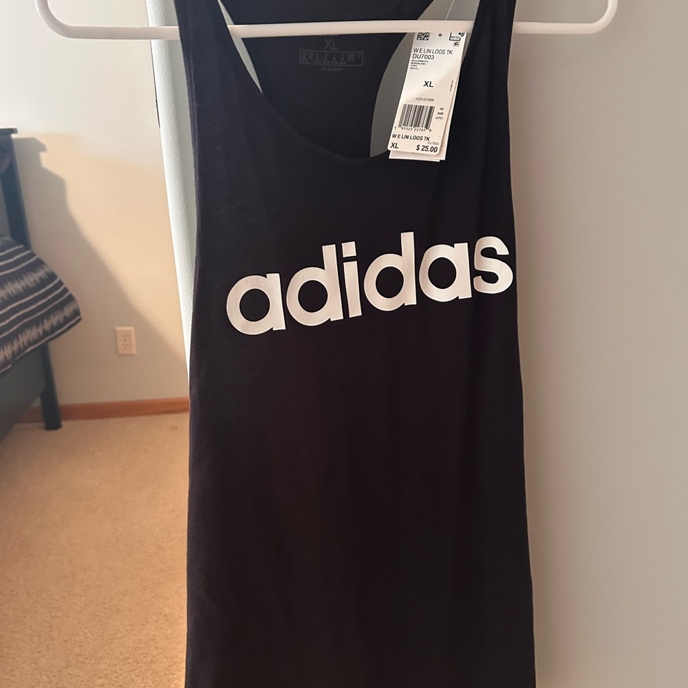 Adidas Black Tank Top